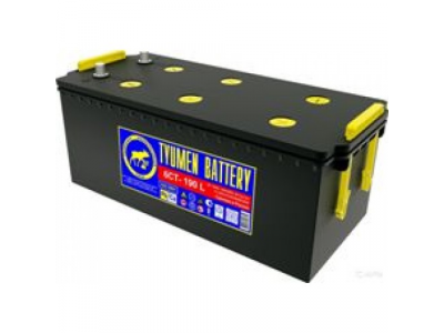 Аккумулятор 6ст - 190 (Тюмень) L обр.пол. (ин.авто) конус